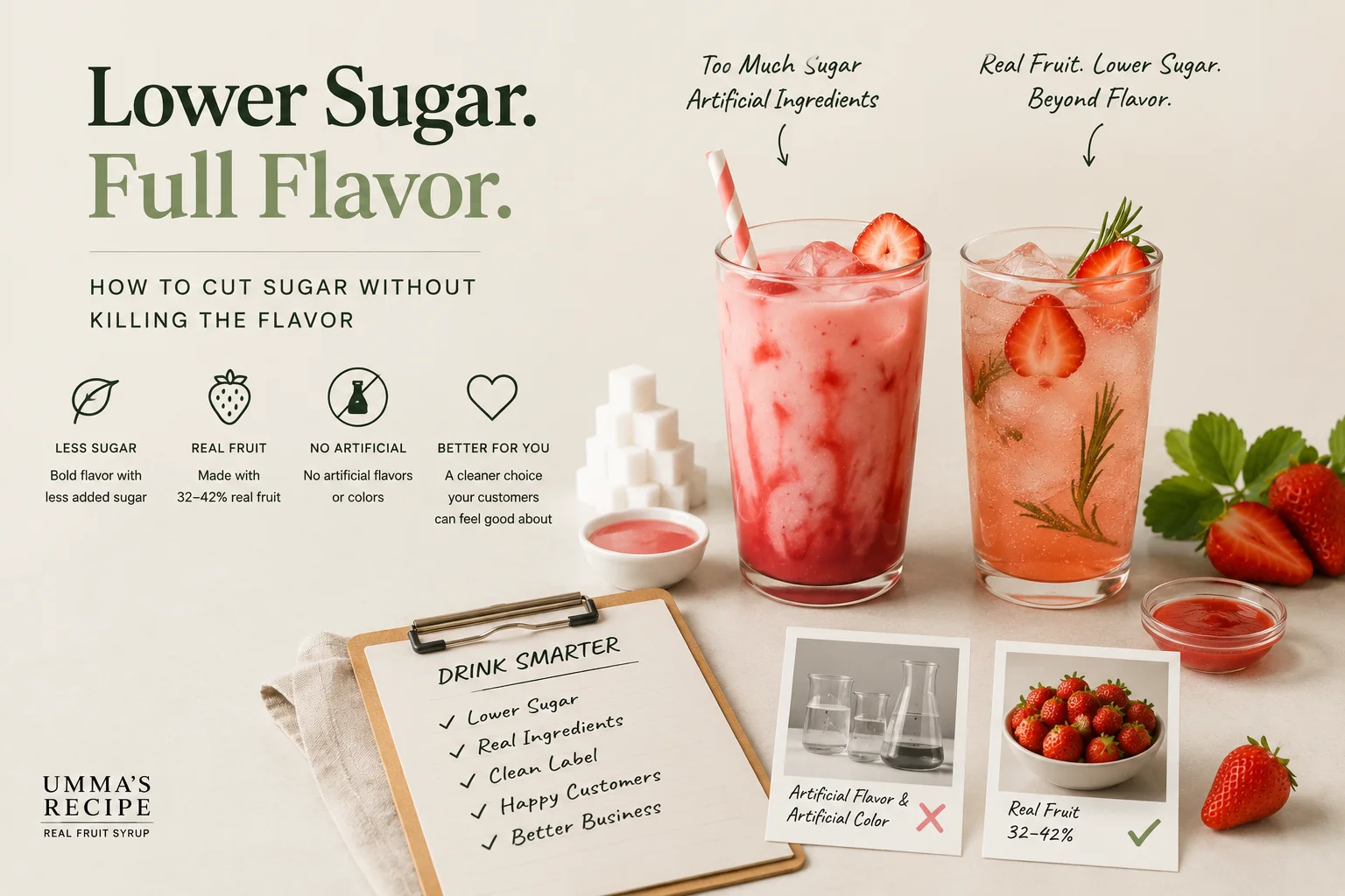 Lower-Sugar Syrup: How to Cut Sugar Without Killing the Flavor