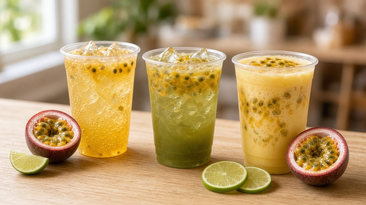Passion Fruit Syrup Drinks for Cafes: 6 Builds and Ratios