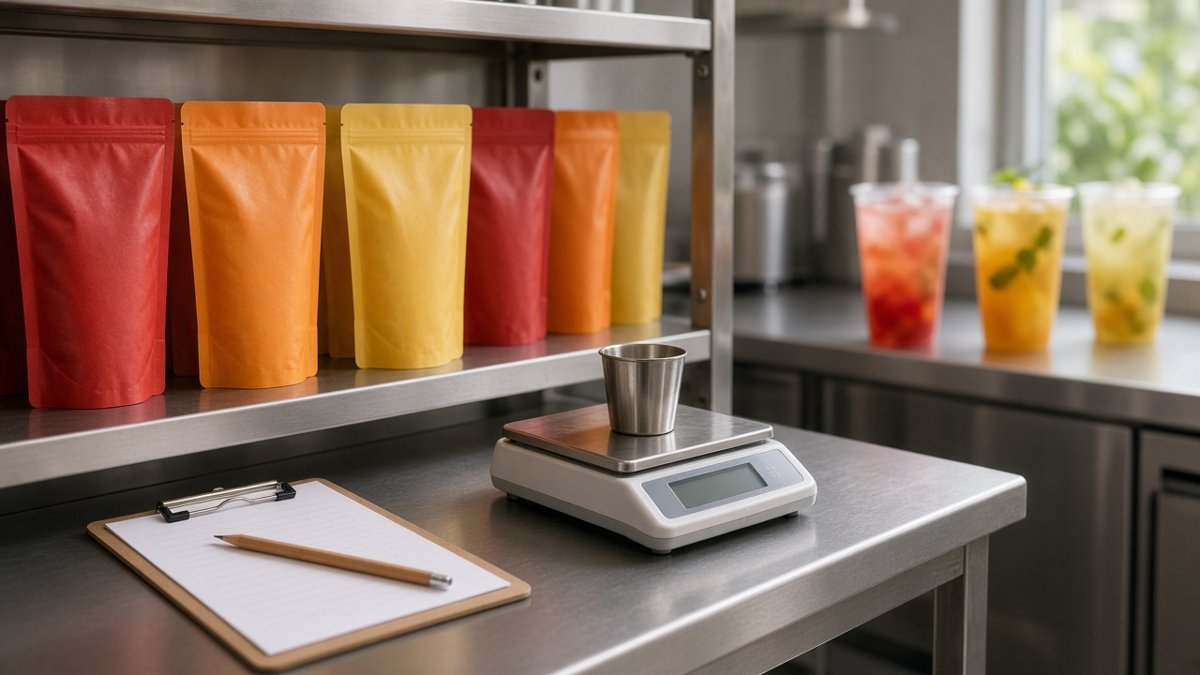 How Many Syrup Pouches a Month? A Cafe Inventory Guide