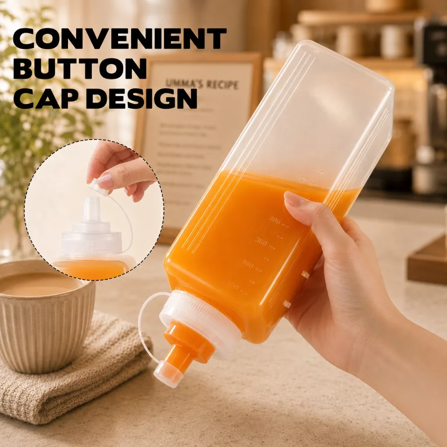Squeeze Dispensing Bottles (2-Pack) real-fruit syrup