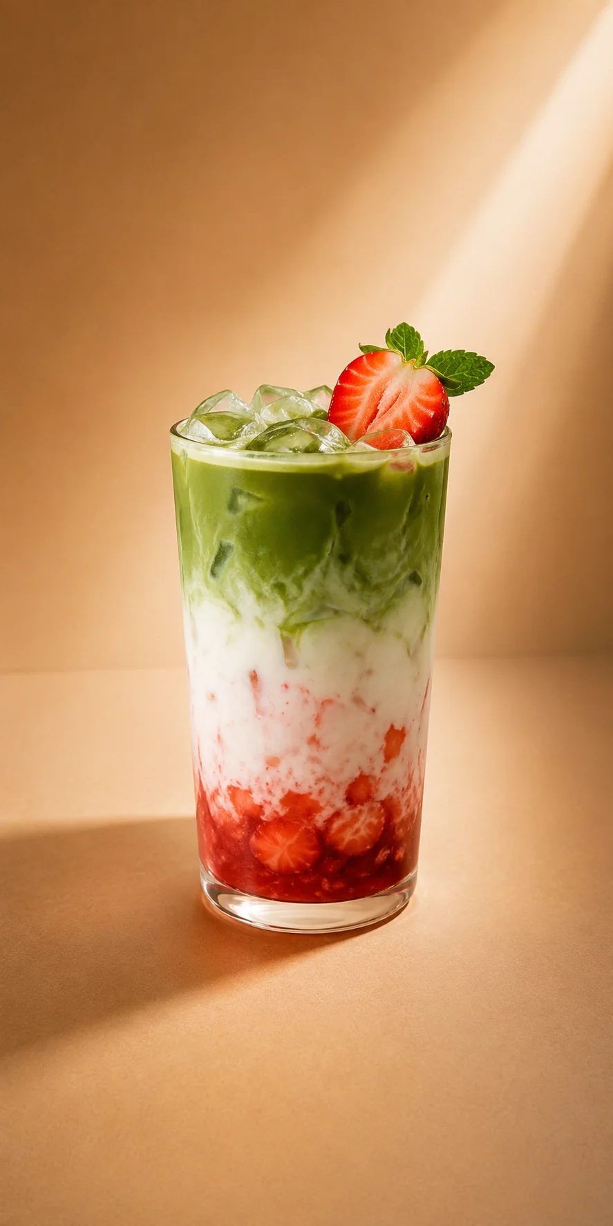 Strawberry Matcha Latte